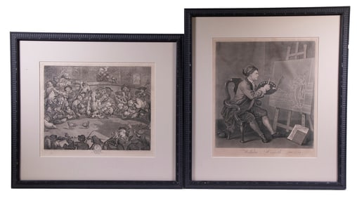 (2) ENGRAVINGS AFTER WILLIAM HOGARTH (UK, 1697-1764)