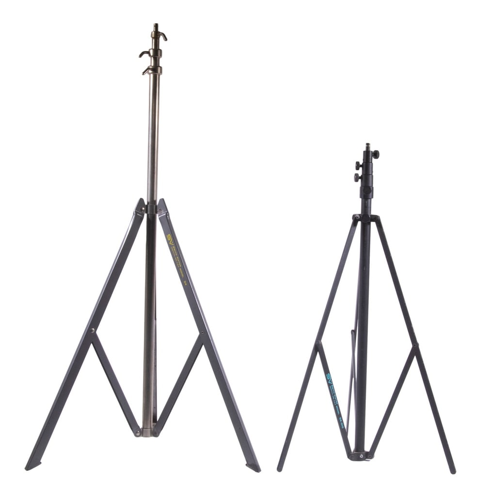 (2) SMITH-VICTOR LIGHT TRIPODS: Models S-4 & SA-10.