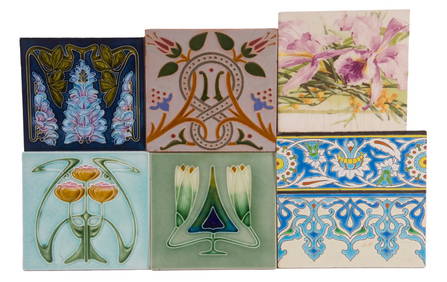 ANTIQUE ENGLISH & GERMAN TILES (1 of 1)