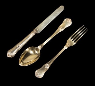 ODIOT FRENCH SILVER FLATWARE