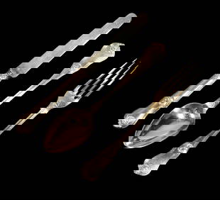 ODIOT FRENCH SILVER FLATWARE (1 of 3)