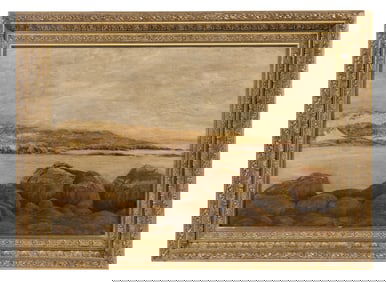 UNSIGNED 19TH C. BRITISH COASTAL SCENE