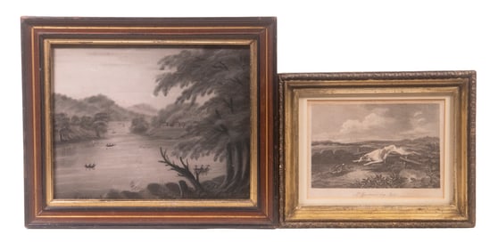 SAND CHARCOAL DRAWING & DOG PRINT