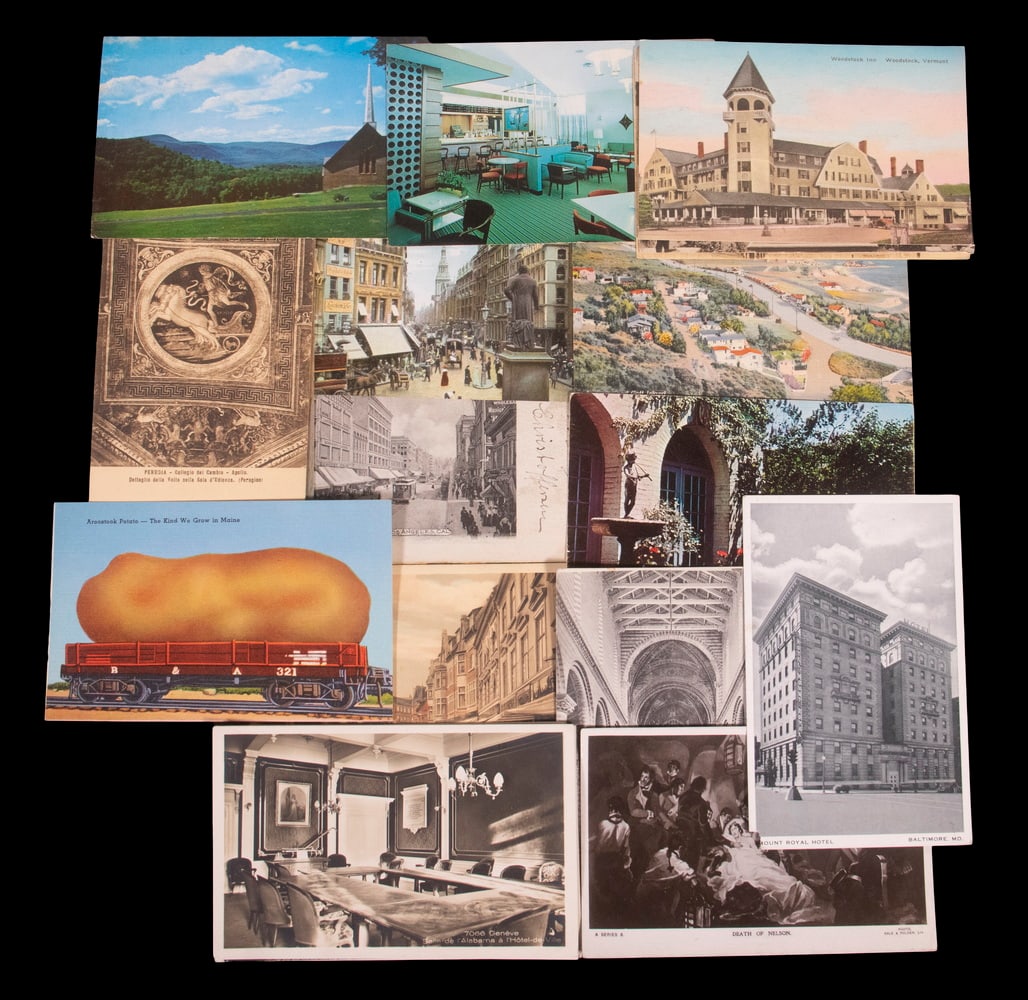 APPROX (350) MIXED EARLY POSTCARDS (1 of 2)