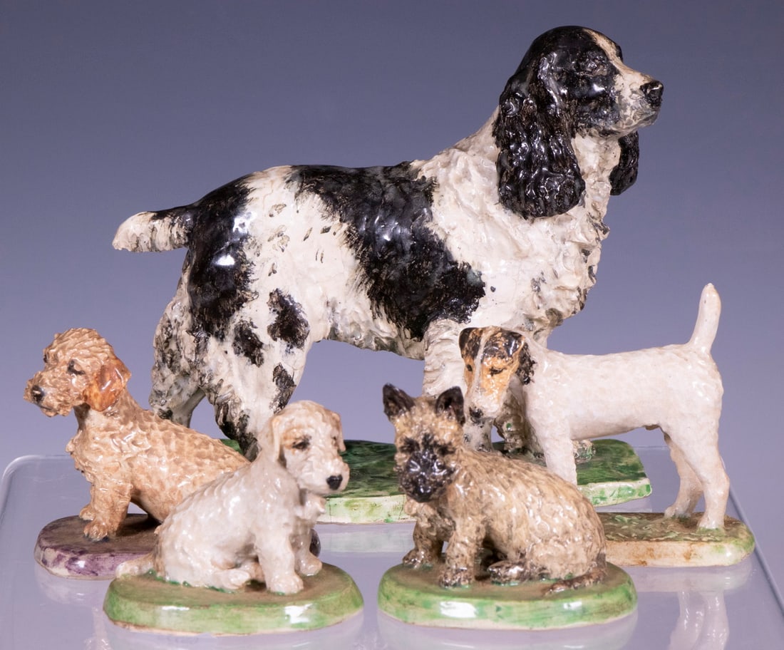 ENGLISH TERRIER FIGURINE COLLECTION (1 of 3)