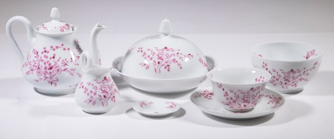 D. PORTHAULT GIRAUD LIMOGES PORCELAIN DISHES