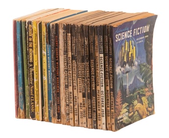 (22) 1950'S SMALL FORMAT SCI-FI & MYSTERY MAGAZINES