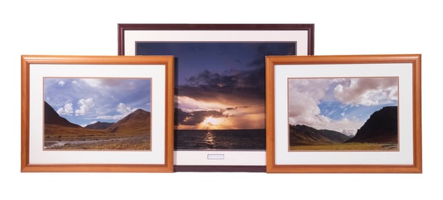 (3) FRAMED COLOR PHOTOGRAPHS