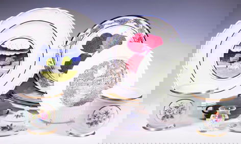 ASSORTED CHINA & SERVING ITEMS