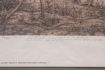 POSTER INSCRIBED BY THE ARTIST, GORDON KISSINGER