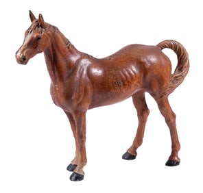 HUBLEY CAST IRON HORSE DOORSTOP