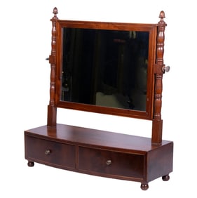 FEDERAL PERIOD DRESSER TOP SHAVING STAND