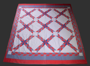VINTAGE HAND STITCHED QUILT