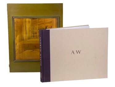 ANDREW WYETH FOLIO BOOK IN CUSTOM WOODEN CASE
