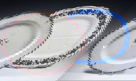 (2) EARLY ENGLISH CERAMIC PLATTERS