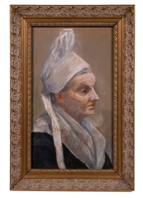 19TH C. FRENCH IMPRESSIONIST PORTRAIT