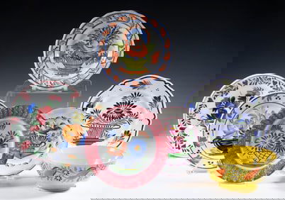 (7 PCS) CONTINENTAL COUNTRY POTTERY