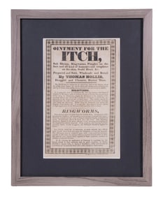 CIVIL WAR ERA SNAKE OIL HANDBILL, BOSTON