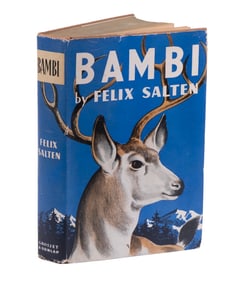 1929 G&D FIRST EDITION "BAMBI" W/ DUSTJACKET