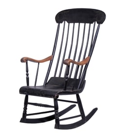 PAINTED BOSTON ROCKER