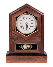 JEROME & CO. MANTEL CLOCK WITH MODERN MOVEMENT