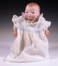 GRACE S. PUTNAM "BYE-LO-BABY" BISQUE HEAD DOLL