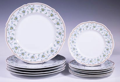 HAVILAND LIMOGES FLORAL DINNERWARE