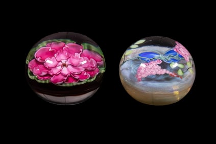 DANIEL SALAZAR LUNDBERG STUDIOS GLASS PAPERWEIGHTS