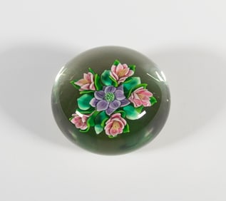 KEN ROSENFELD ART GLASS PAPERWEIGHT
