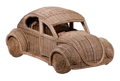 WICKER VOLKSWAGEN BEETLE AUTOMOBILE