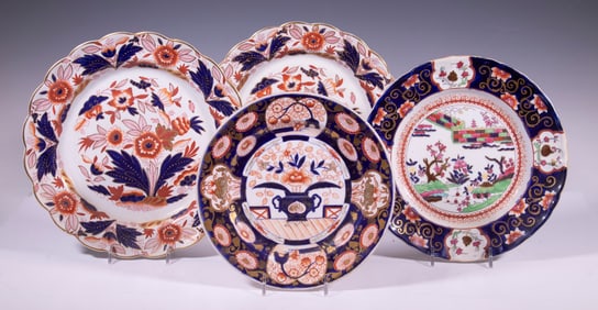 ENGLISH ASIAN DESIGN CHINA PLATES