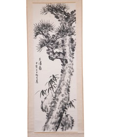 CHINESE INK & BRUSH SCROLL