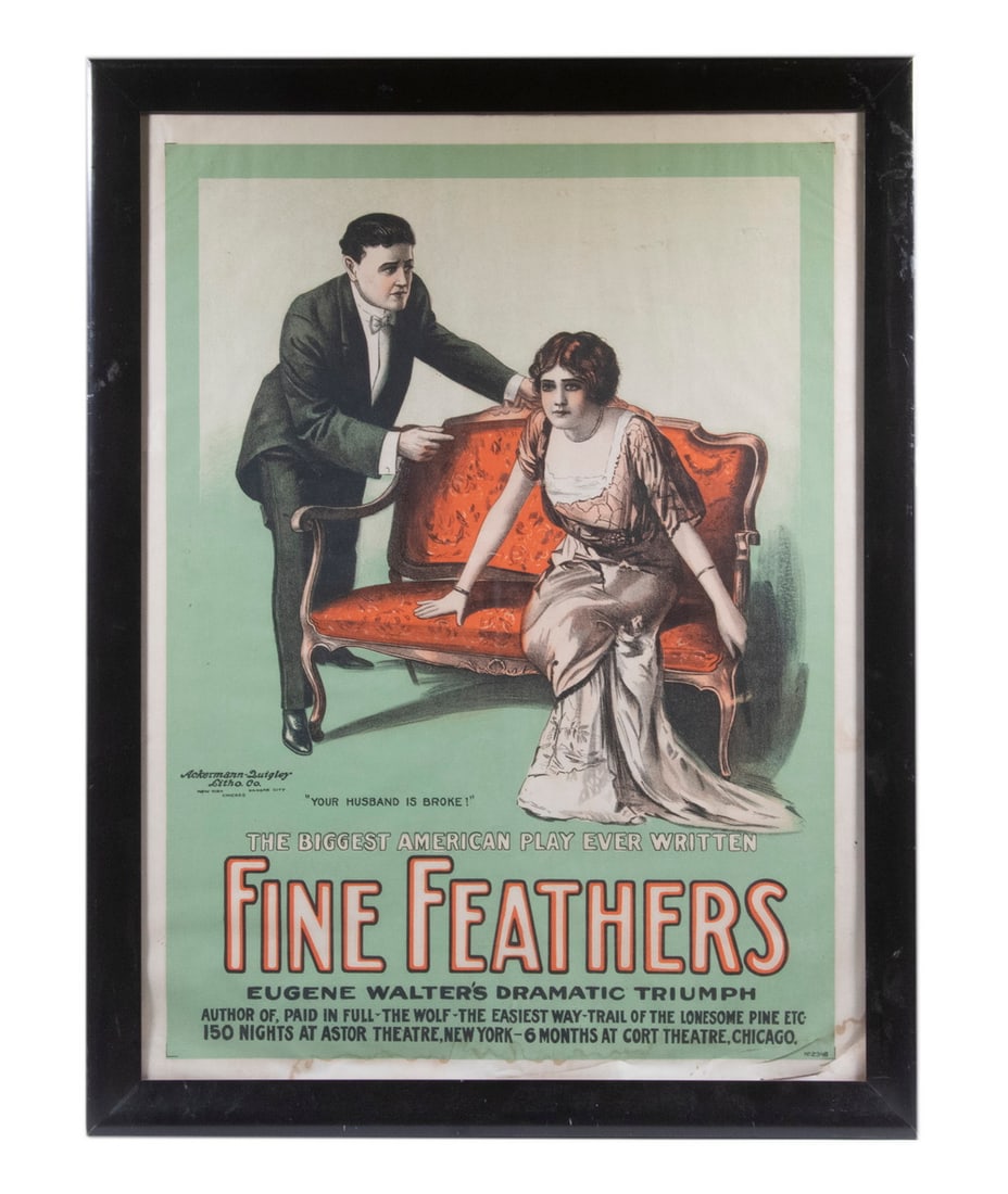 FRAMED 1913 BROADWAY THEATRE POSTER (1 of 3)