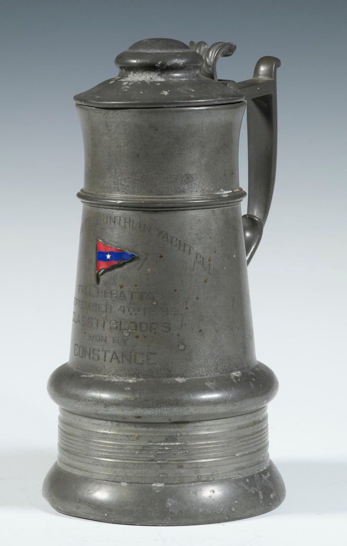 PENATAQUIT CORINTHIAN YACHT CLUB PEWTER TROPHY (1 of 3)