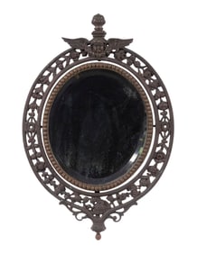VICTORIAN OVAL MIRROR