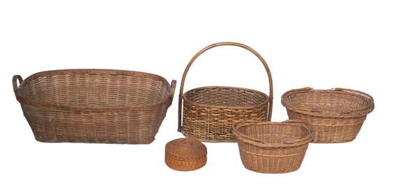 (5) ASSORTED BASKETS