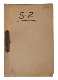 1942 S-2 WWII US INFANTRY OFFICER'S MANUAL FOR CONFERENCE