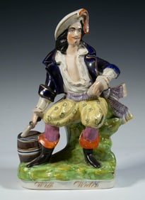 STAFFORDSHIRE PIRATE FIGURE OF
