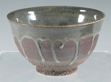JAPANESE MASHIKO WARE TEA BOWL