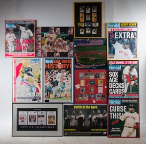(12) MEDIUM SIZED FRAMED SPORTS POSTERS