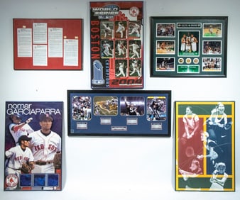 (10) LARGE FRAMED SPORTS POSTERS