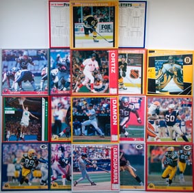 (18) SMALL FRAMED SPORTS COLLECTIBLES