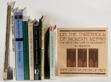(10) BOOKS ON AMERICAN FURNITURE & DECOR