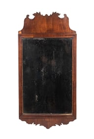 PERIOD QUEEN ANNE LOOKING GLASS