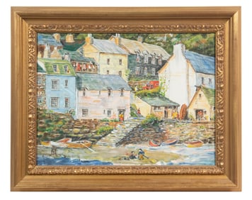 VIEW OF STONINGTON MAINE FROM WATER