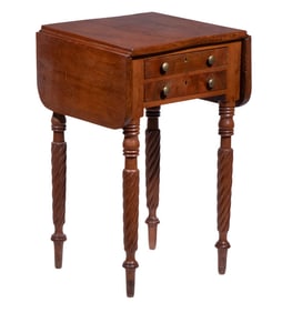 SHERATON DROP LEAF SIDE TABLE