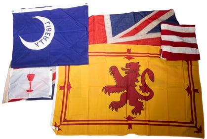 MARITIME & OTHER FLAG COLLECTION IN (3) BOXES