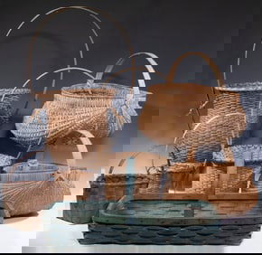 (7) ASSORTED VINTAGE BASKETS