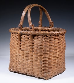 DOUBLE SWING HANDLE SPLINT BASKET