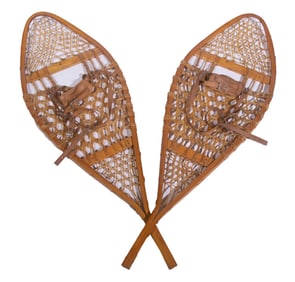 PAIR OF MID-20TH C. UNUSED CANADIAN SNOWSHOES